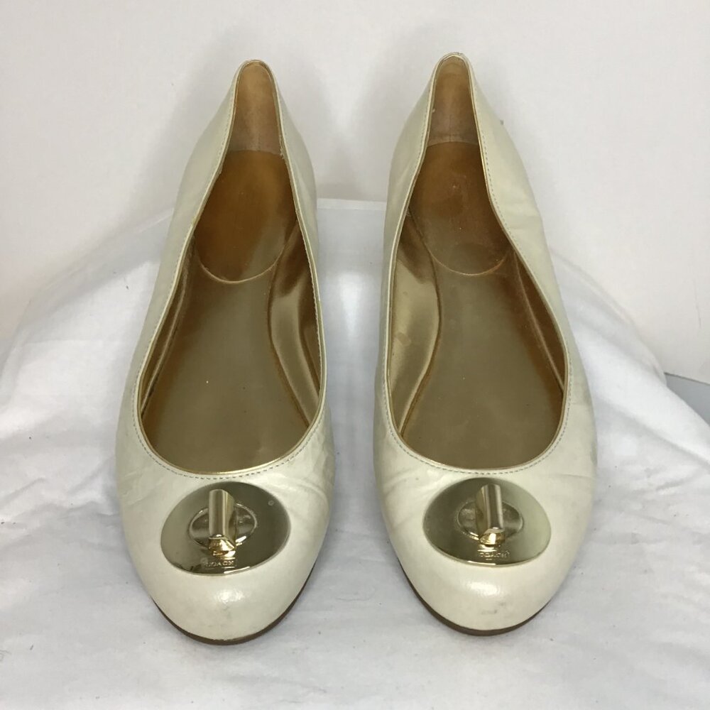 Coach Judyanna Patent Leather Ballet Flats Size 6